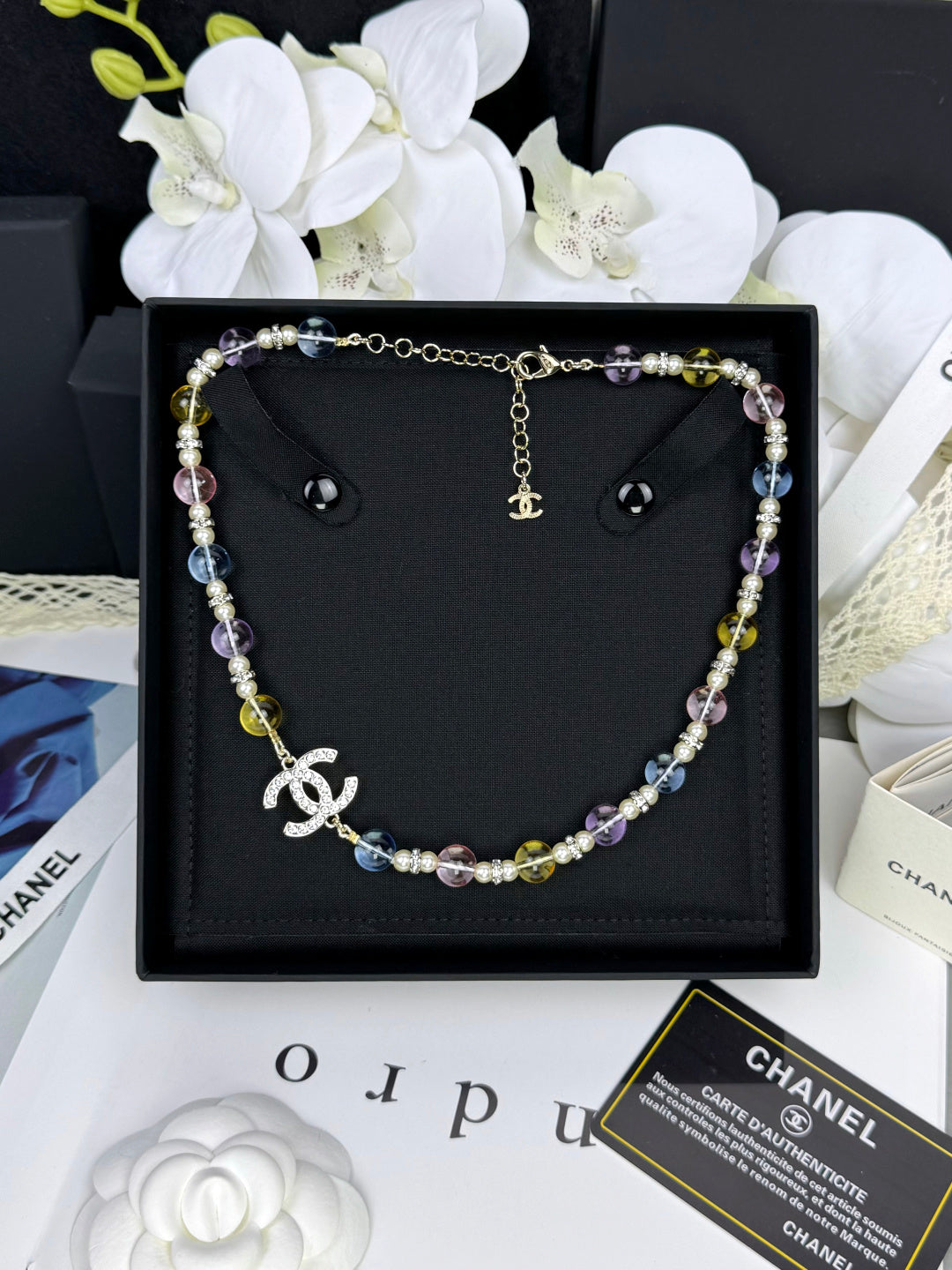 [⭐Seralia]26C New Spring Collection Colorful Transparent Resin Necklace