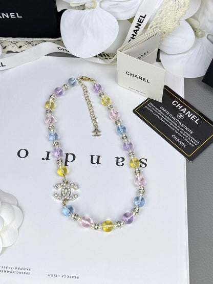 [⭐Seralia]26C New Spring Collection Colorful Transparent Resin Necklace