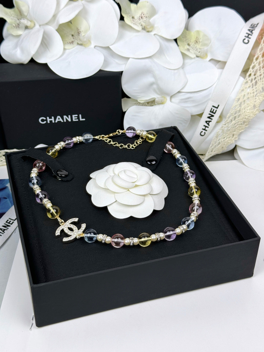 [⭐Seralia]26C New Spring Collection Colorful Transparent Resin Necklace