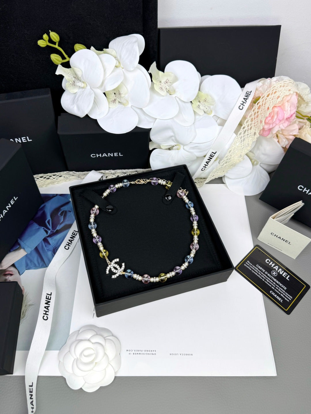 [⭐Seralia]26C New Spring Collection Colorful Transparent Resin Necklace