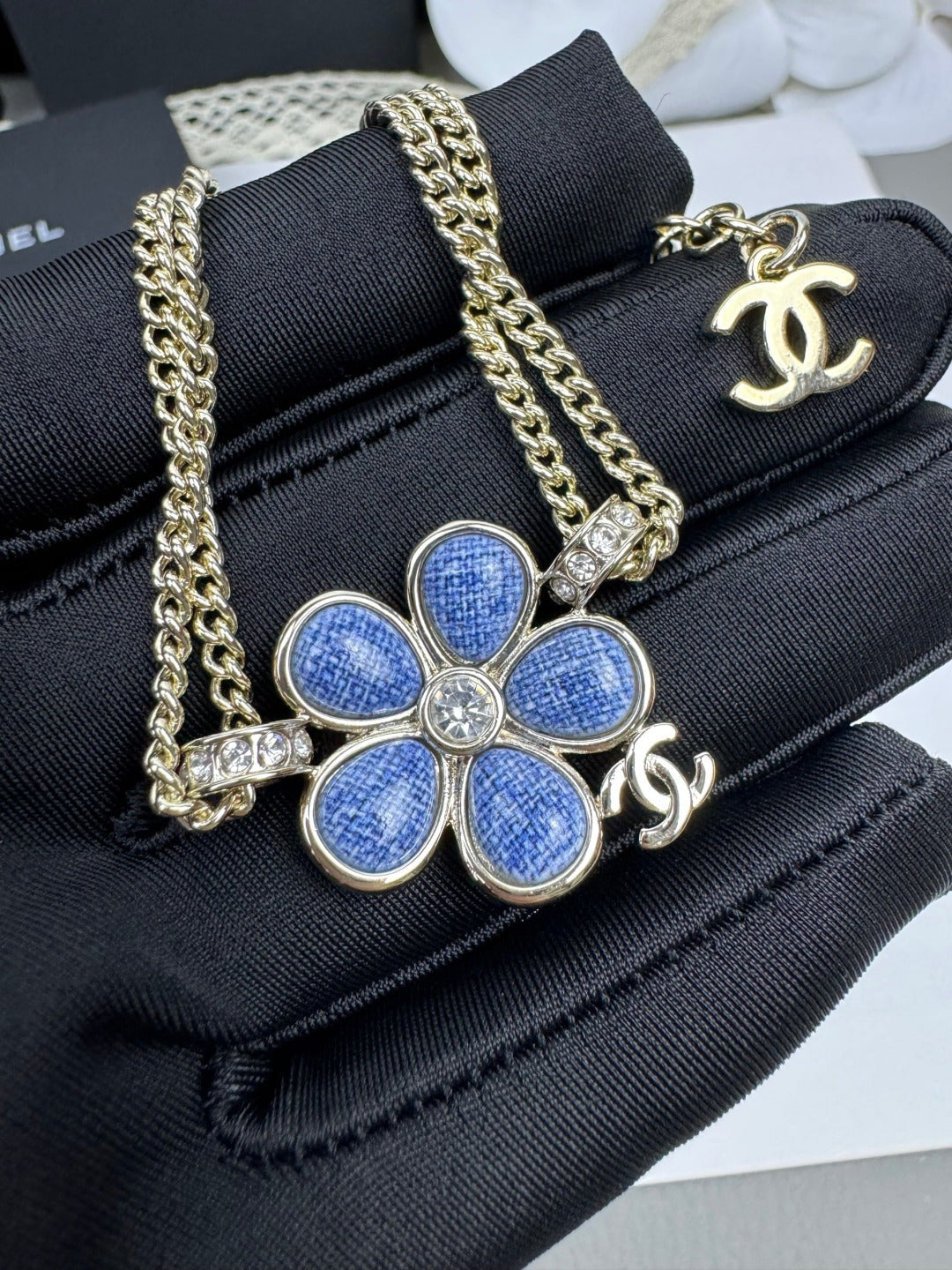 [⭐Seralia]VOLTE New Blue Floral Double-Layer Bracelet