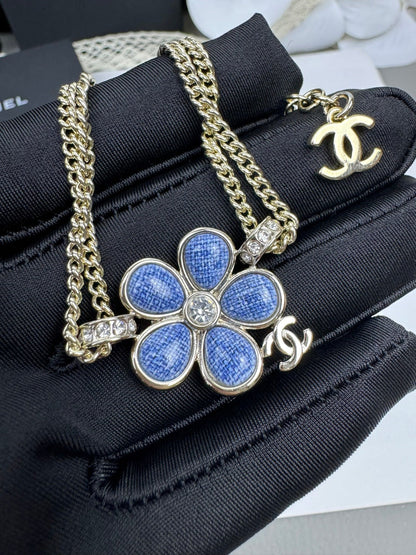 [⭐Seralia]VOLTE New Blue Floral Double-Layer Bracelet