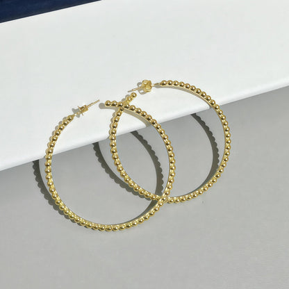 [⭐Seralia]SMOOTH BEAD STUD EARRINGS