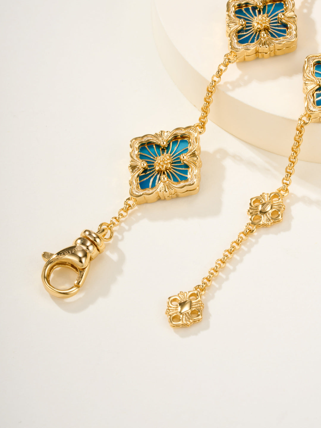 [⭐Seralia]B.C.L ENAMELED Five-Flower Bracelet（Various Colors)