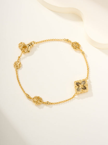 [⭐Seralia]B.C.L ENAMELED One-Flower Bracelet（Various Colors)
