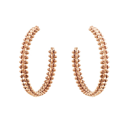 [⭐Seralia]CLASH LARGE HOOP EARRINGS