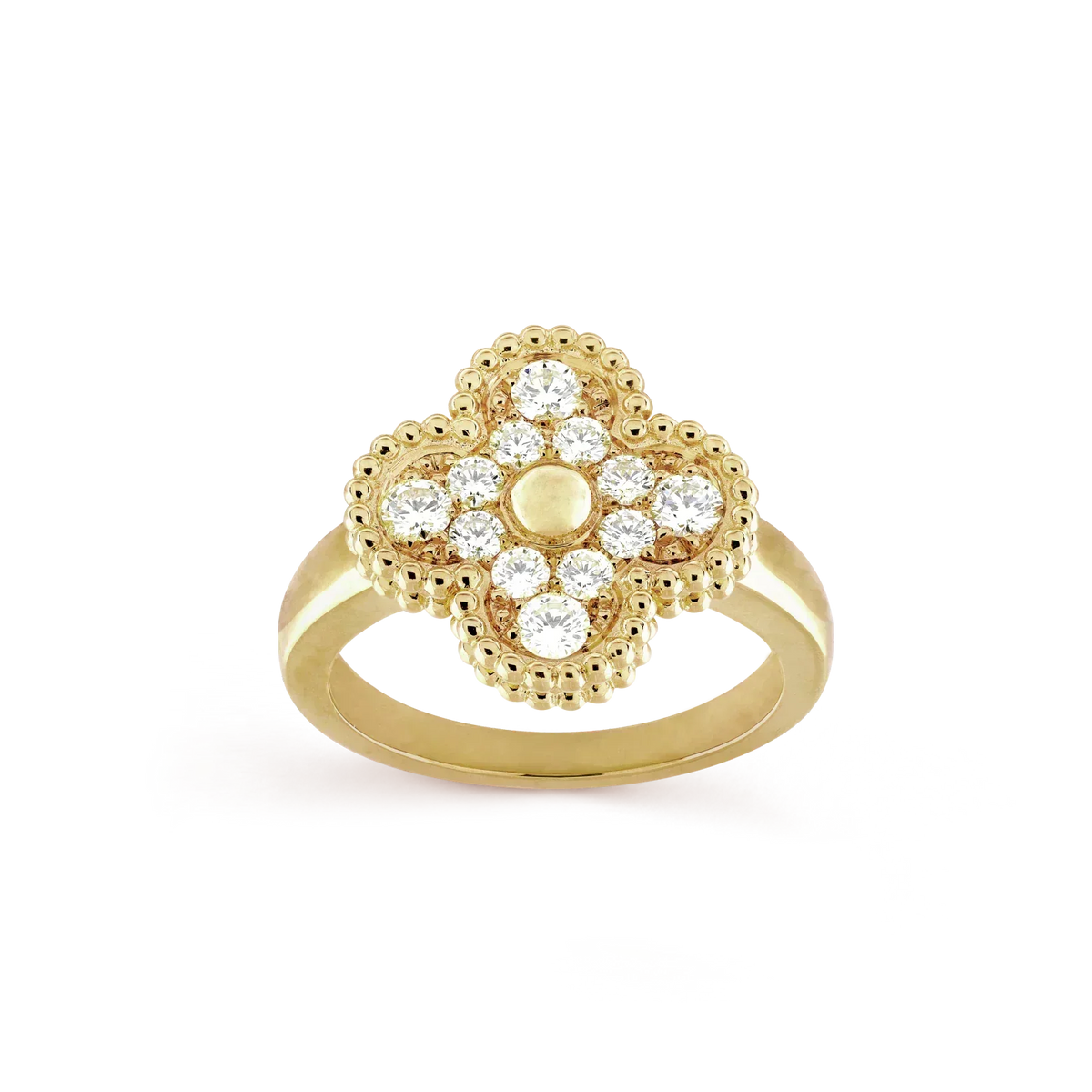 [⭐Seralia]CLOVER DIAMOND RING