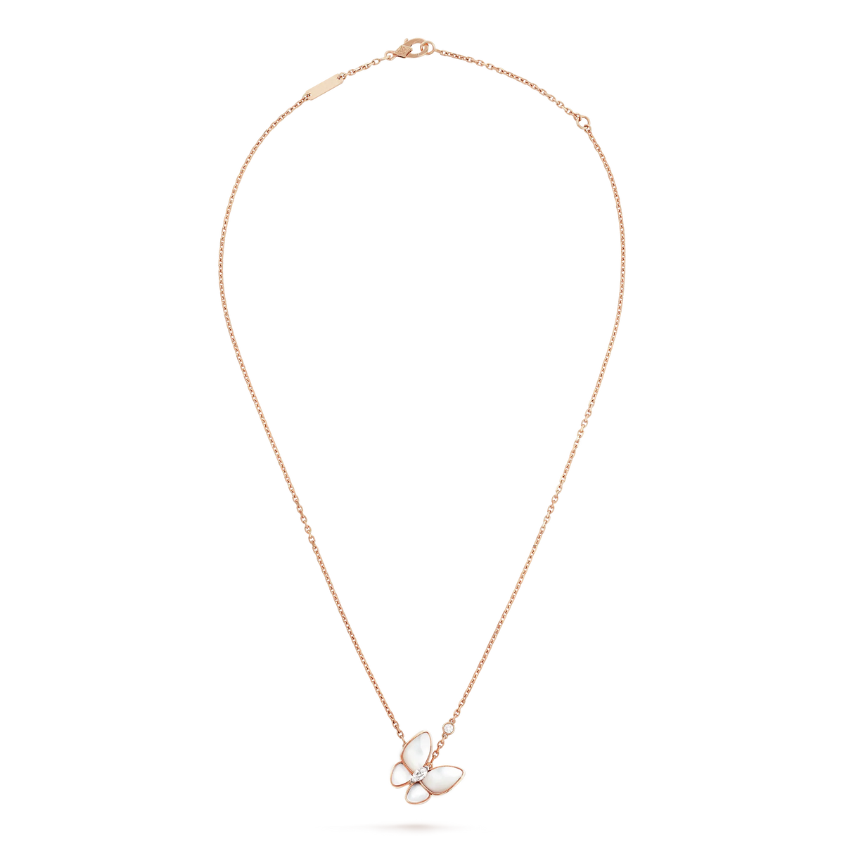 [⭐Seralia]BUTTERFLY MOP DIAMOND NECKLACE