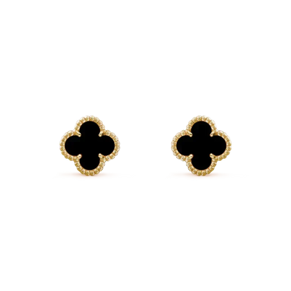 [⭐Seralia]CLOVER MINI 9.5MM BLACK MOP EARRINGS