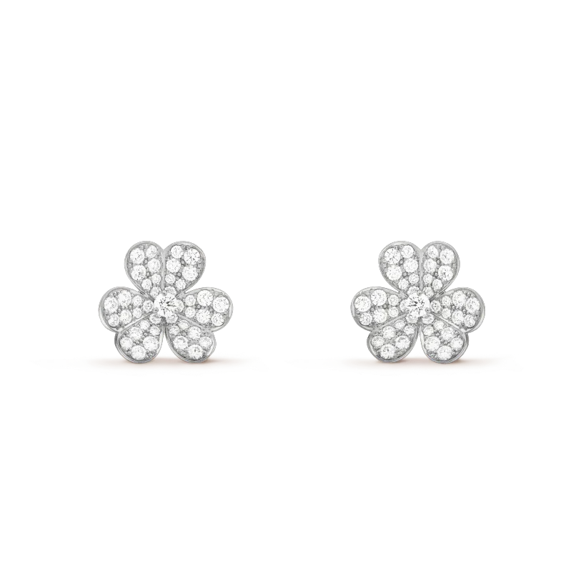 [⭐Seralia]CLOVER COMOS DIAMOND EARRINGS SILVER