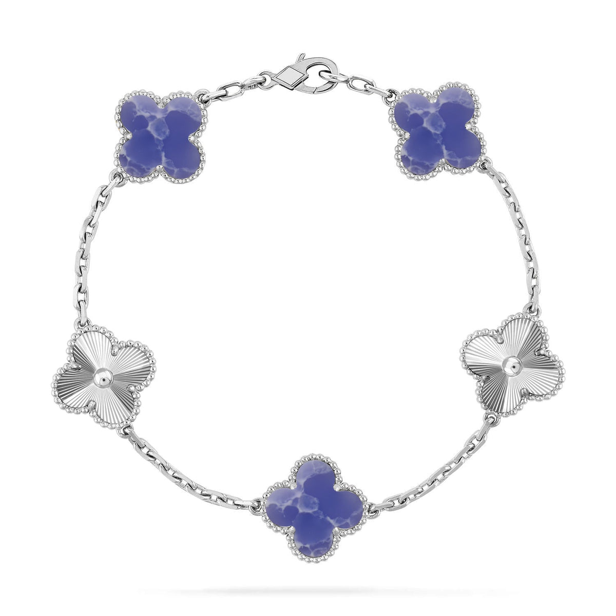 [⭐Seralia]CLOVER 5 MOTIF BLUE VEINS BRACELET COLLECTION