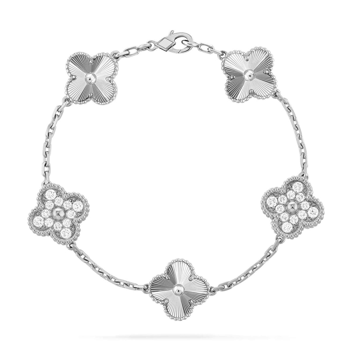[⭐Seralia] CLOVER 5 MOTIF LASER BRACELET COLLECTION