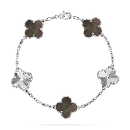 [⭐Seralia] CLOVER 5 MOTIF GRAY MOP BRACELET COLLECTION