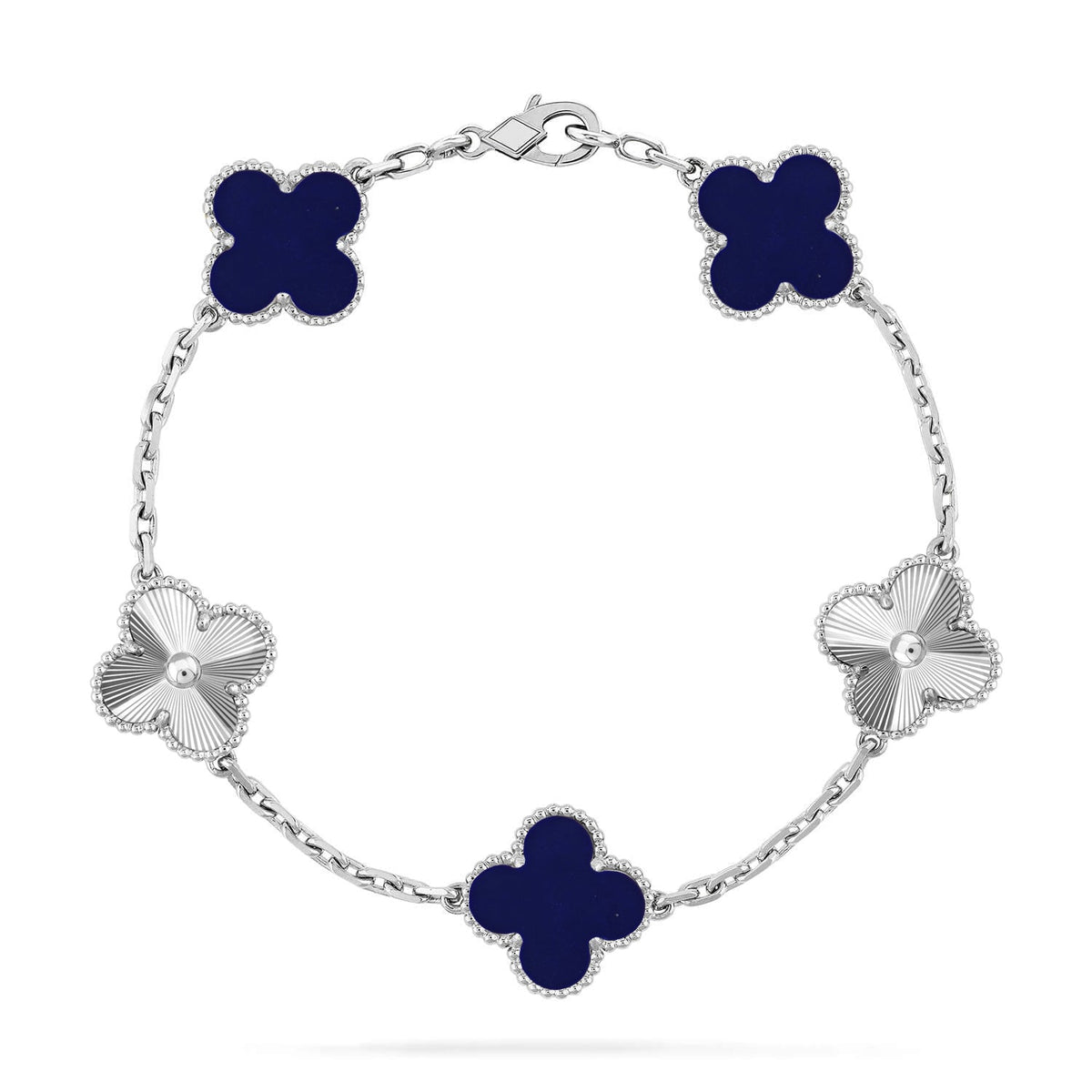 [⭐Seralia]CLOVER 5 MOTIF LAPIS LAZULI BRACELET COLLECTION