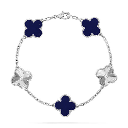 [⭐Seralia]CLOVER 5 MOTIF LAPIS LAZULI BRACELET COLLECTION