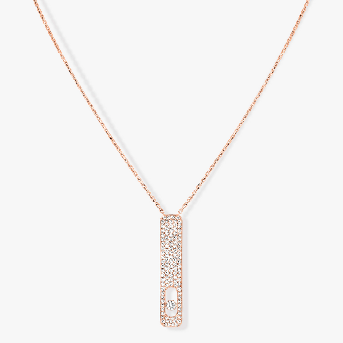 [⭐Seralia]MY FIRST DIAMOND PAVED NECKLACE