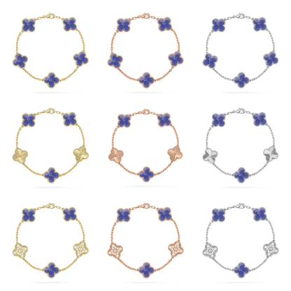 [⭐Seralia]CLOVER 5 MOTIF BLUE VEINS BRACELET COLLECTION