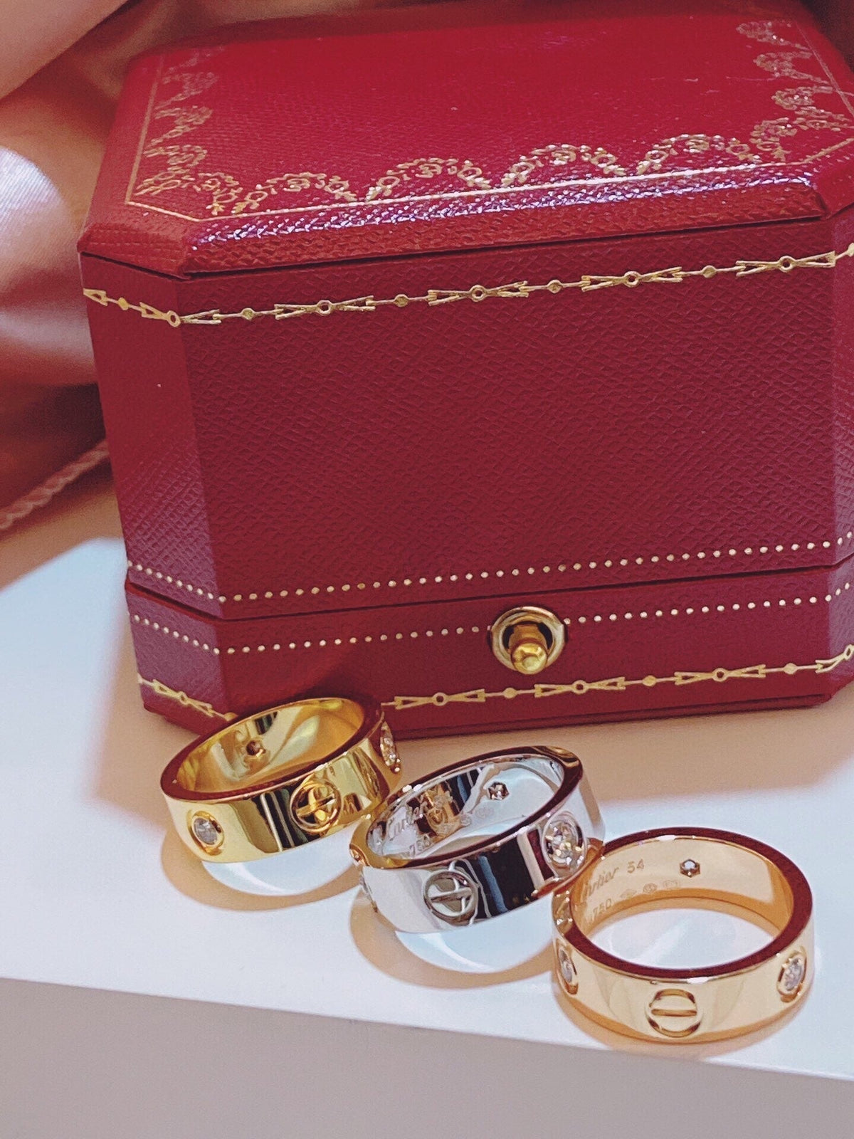 [⭐Seralia]Three-Diamond Ring