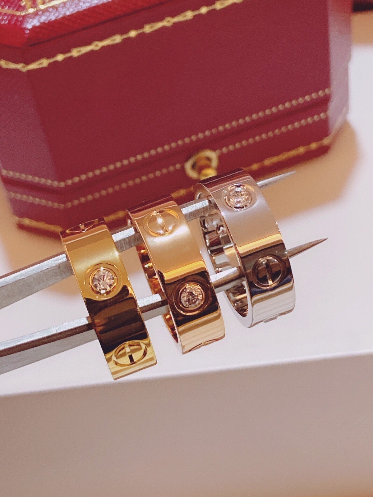 [⭐Seralia]Three-Diamond Ring