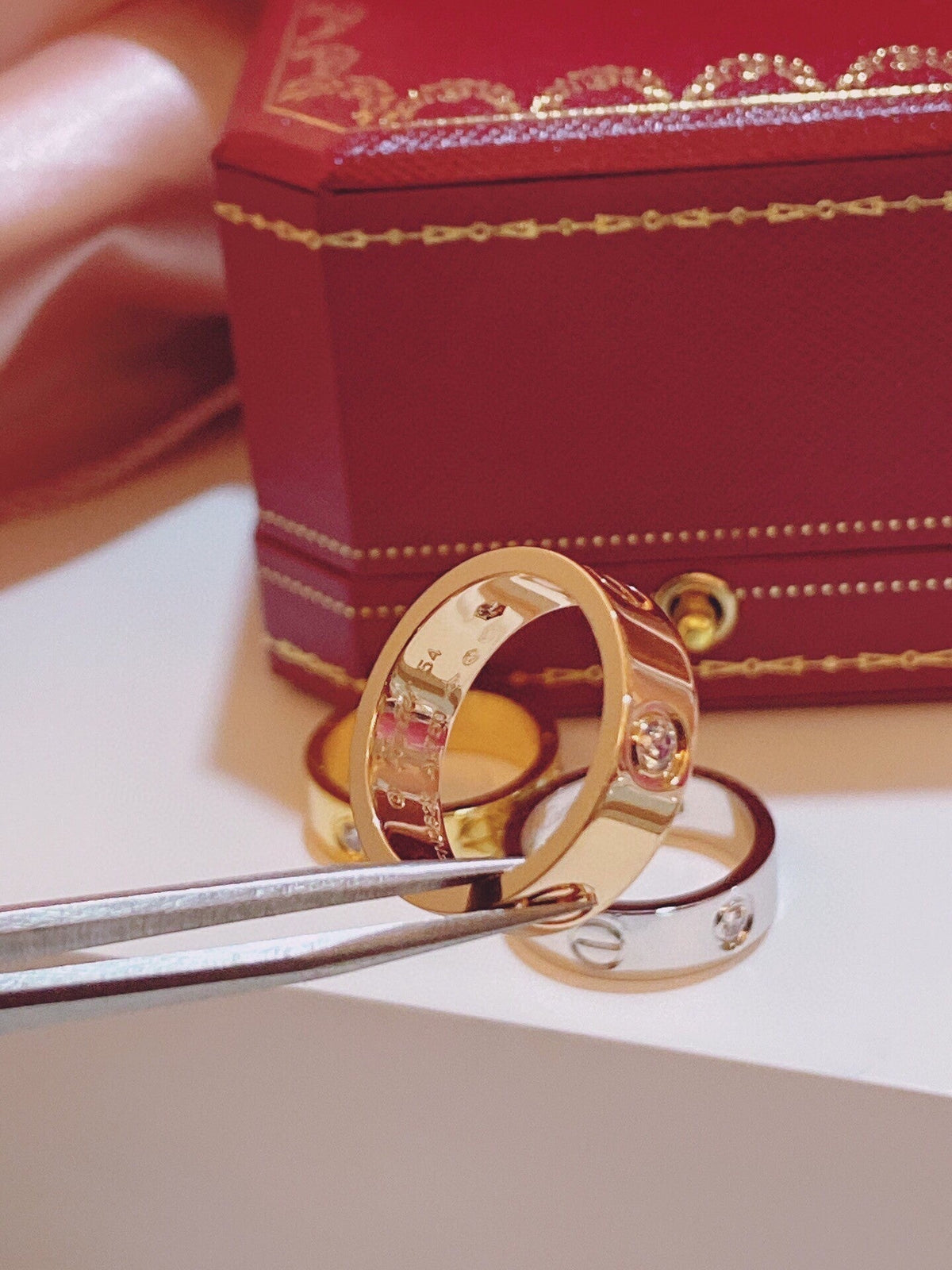 [⭐Seralia]Three-Diamond Ring