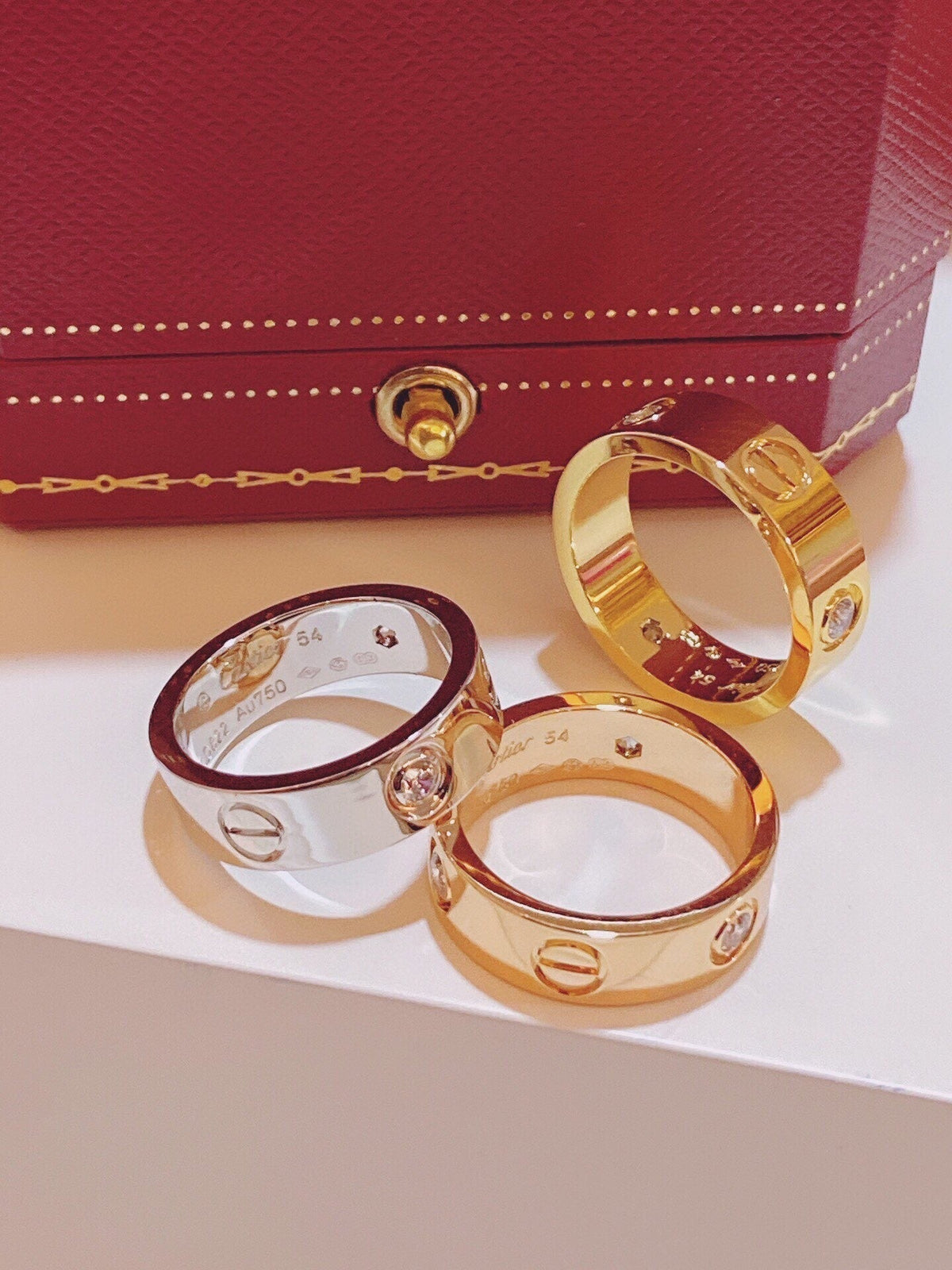 [⭐Seralia]Three-Diamond Ring