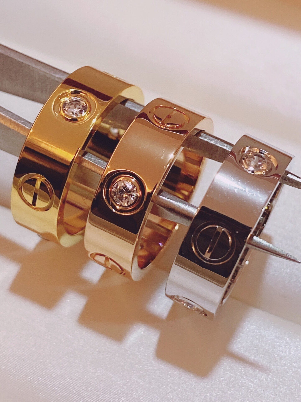[⭐Seralia]Three-Diamond Ring
