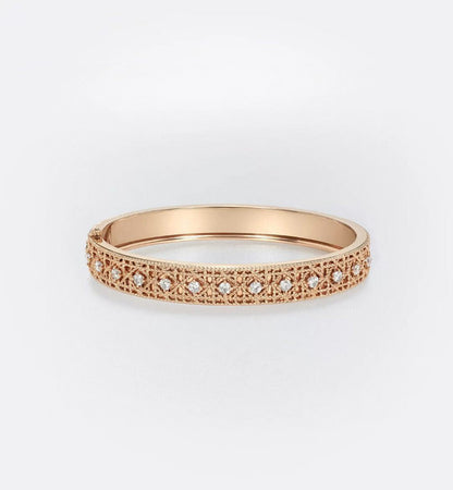 [⭐Seralia]2026 WOVEN-PATTERN BRACELET SET WITH FULL DIAMOND INLAY THREE-COLORS