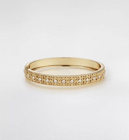 [⭐Seralia]2026 WOVEN-PATTERN BRACELET SET WITH FULL DIAMOND INLAY THREE-COLORS