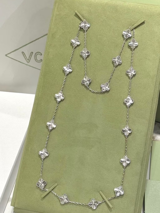 [⭐Seralia]CLOVER 20 MOTIFS SILVER LASER