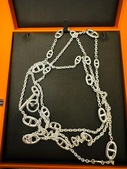 [⭐Seralia]Classic Silver Sweater Chain
