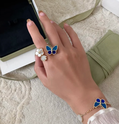 [⭐Seralia]2026 NEW TWIN BUTTERFLY LUCKY RING