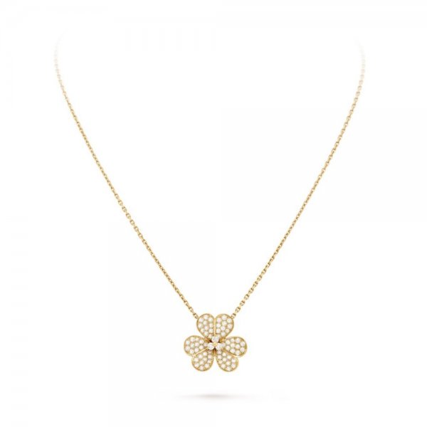 [⭐Seralia]FLOWER DIAMOND NECKLACE
