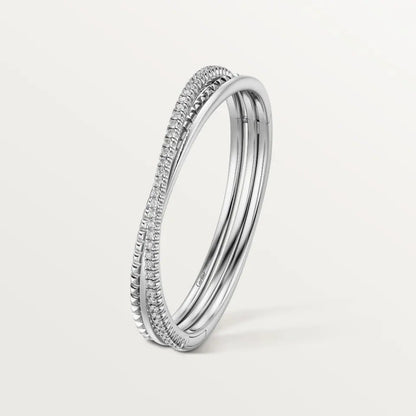 [⭐Seralia]ETINCELLE HALF-PAVED DIAMOND BRACELET
