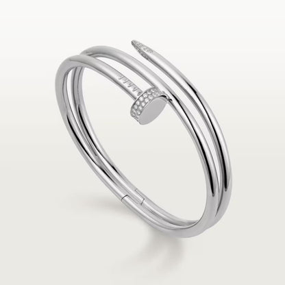 [⭐Seralia]JUSTE BRACELET 3.5MM DOUBLE ROW DIAMOND