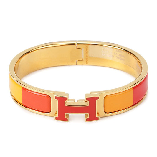 [⭐Seralia]H BRACELET ORANGE RAINBOW CERAMIC