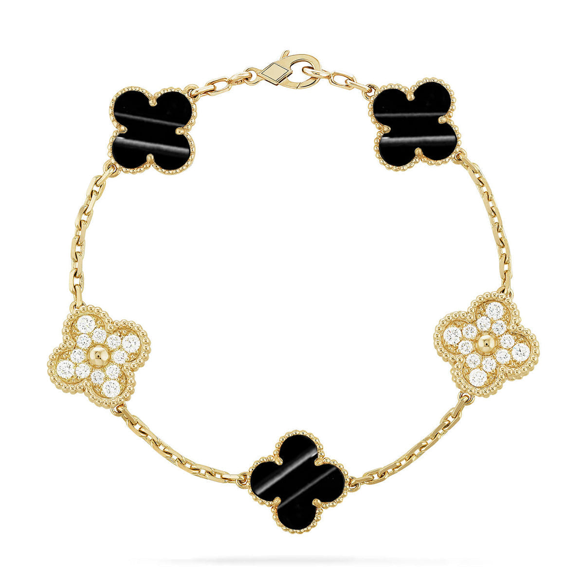 [⭐Seralia] CLOVER 5 MOTIF PULSAR STONE BRACELET COLLECTION