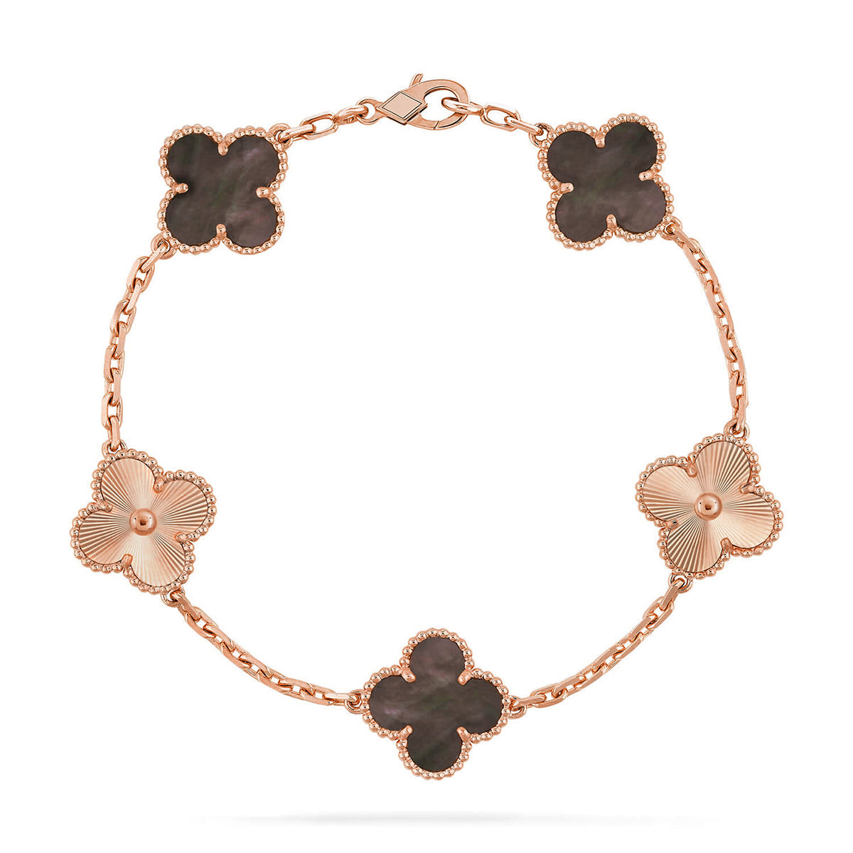 [⭐Seralia] CLOVER 5 MOTIF GRAY MOP BRACELET COLLECTION