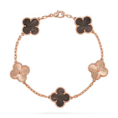 [⭐Seralia] CLOVER 5 MOTIF GRAY MOP BRACELET COLLECTION