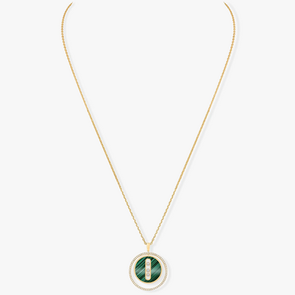 [⭐Seralia]Demo MOVE 3 DIAMOND MALACHITE GOLD DIAMOND NECKLACE