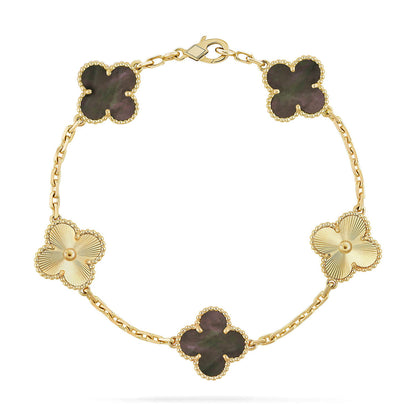 [⭐Seralia] CLOVER 5 MOTIF GRAY MOP BRACELET COLLECTION