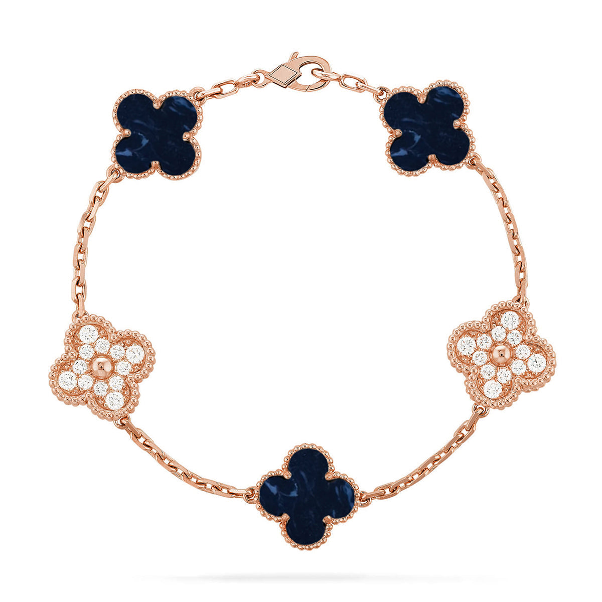 [⭐Seralia]CLOVER 5 MOTIF PIETERSITE BRACELET COLLECTION