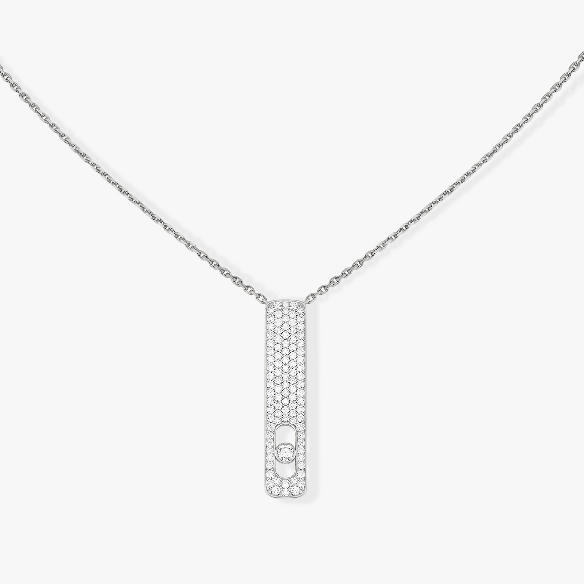 [⭐Seralia]MY FIRST DIAMOND PAVED NECKLACE