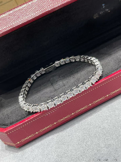 [⭐Seralia jewelrys]TENNIS BRACELET WITH FULL DIAMOND SETTING