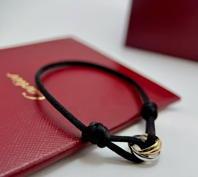 [⭐Seralia]THREE-RING SELF-ADJUSTING CORD BRACELET