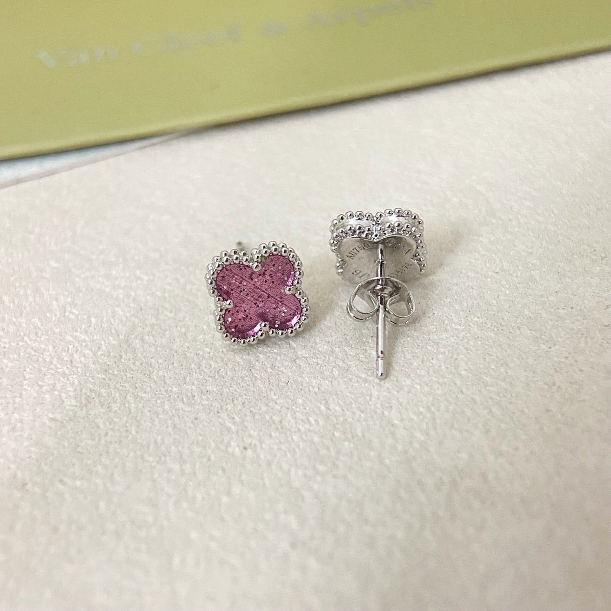 [⭐Seralia]2026 NEW MINI CLOVER 1 MOTIF  BUBBLE PINK ENAMEL