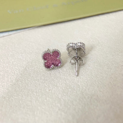 [⭐Seralia]2026 NEW MINI CLOVER 1 MOTIF  BUBBLE PINK ENAMEL