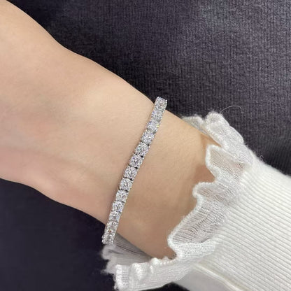 [⭐Seralia jewelrys]TENNIS BRACELET WITH FULL DIAMOND SETTING
