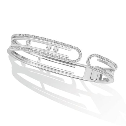 [⭐Seralia]MOVE 10TH PAVED DIAMOND BRACELET