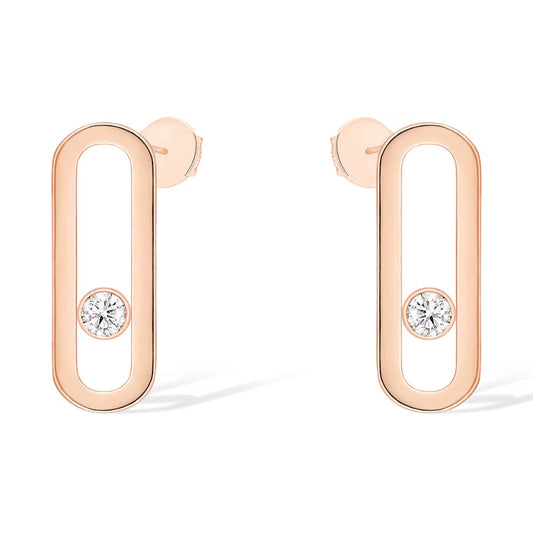 [⭐Seralia]MOVE UNO SMALL 1 DIAMOND EARRINGS