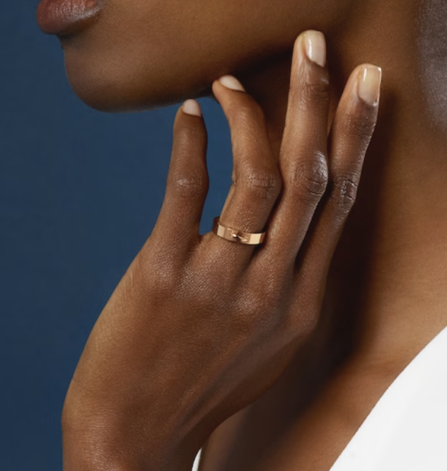 [⭐Seralia]ALLIANCE LIENS VIDENCE 4MM RING